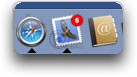 Mail icon shows 6 unread messages